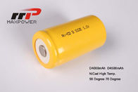 緊急時の照明電池 NiCad D4000mAh 4.8V 70 度のセリウム