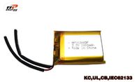 超高エネルギー密度のリチウム ポリマー電池113445P 1800mAh 3.7VのFlagger移動式電池KCのCB IEC62133