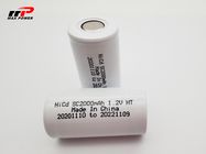 NICD電池1.2V 2000mAhの高い比率10C 15C電池細胞