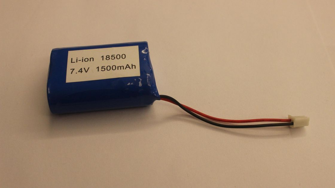 18500 の 1500mAh 7.4V のリチウム イオン充電電池 UL のセリウムをつける LED