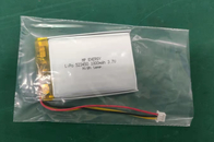 IEC62133再充電可能なリチウム ポリマー電池GPS 523450 3.7V 1000mAh
