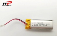 Bluetoothの身につけられる電子工学のための300mAh 3.7Vのリチウム ポリマー電池
