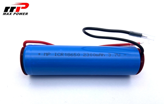 2300mAh 18650 3.7V リチウムイオン充電電池 高温耐性