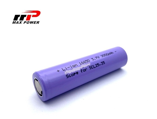 Li16650C 3.7 V 2000mah リチウムイオン充電電池 セル OEM サービス CE UL CB