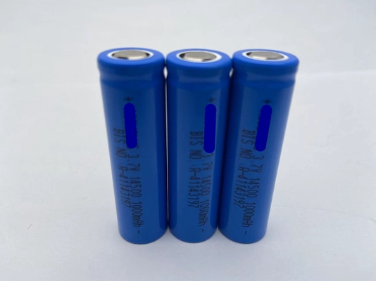 14500 3.7 V 1000mah 800mAh リチウムイオン充電電池セル OEMサービス CE UL CB
