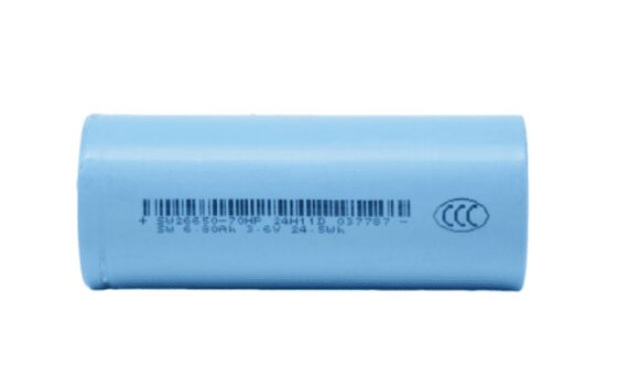 26650 Lithium Ion Battery 7000mAh High Capacity Low Temperature (-40℃) Rechargeable NMC Cell