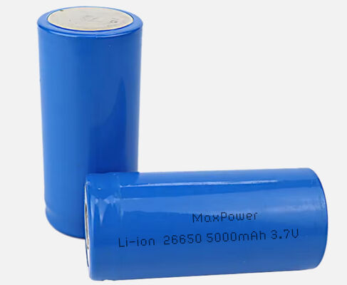 高容量5000mAh 3.7V INR26650 リチウムイオンバッテリー 1500サイクル