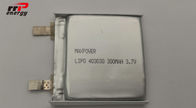3.7V 300mAhのリチウム ポリマー電池のパックIECのCB BIS KC MSDS UN38.3