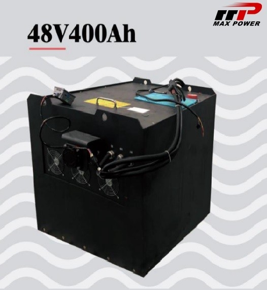 フォークリフトのための48V 400AH 15S2P Lifepo4電池箱の軽量の高い排出力