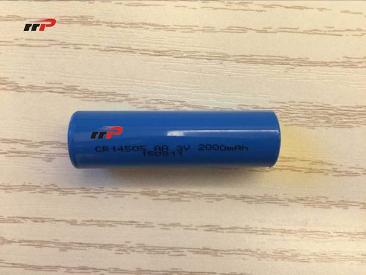 CR14505 李mno2 電池 2000mAh 3.0V の第一次リチウム電池 UL のセリウム