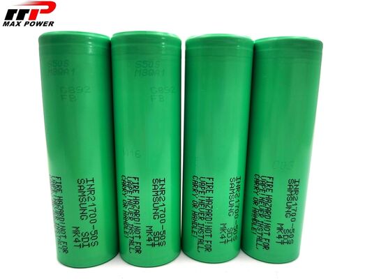 21700 5000mAh 50S リチウムイオン充電電池 3C 放電電池