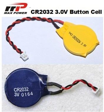 CR2032 3V の第一次リチウム電池 210mAh の高圧ボタンの細胞