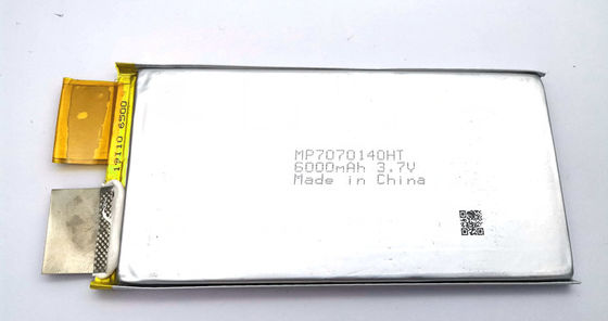60C高い比率の李イオン ポリマー電池のパックC7070140HT 6000mah 3.7V