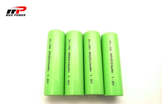 BISのセリウムUL IEC/EN61951の証明の産業デジタル プロダクトのためのNIMH AA2500mAh 1.2V電池