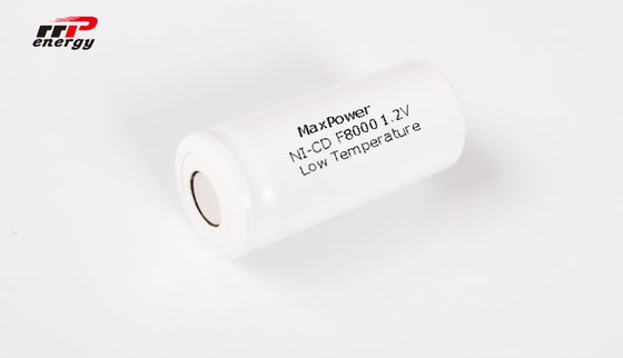 1.2V F8000mAh NiCdの充電電池の高容量の低温の長い生命