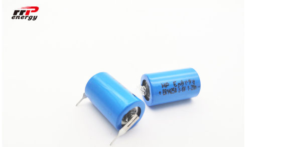 ER14250 1200mAh李SOCI2 3.6 V電池、Primartyのリチウム イオン電池1/2AA