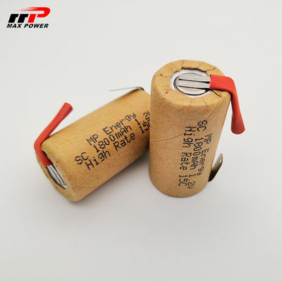 高い発電のNicadの潜水艦C NiCdの充電電池1.2V 1800mAh
