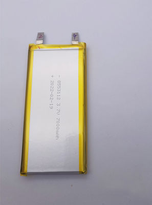 UL IEC62133が付いている7000mahリチウム ポリマー電池0.2C 3.7V KC 8553112